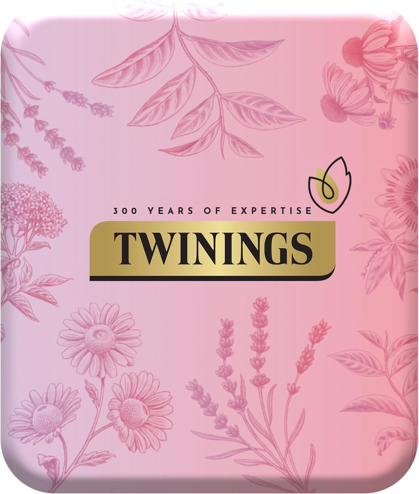 Twiningsプレミアムポケットティー缶(ピンク) – ティーエンベロープ4枚|ストッキングフィラー、シークレットサンタ、クリスマスギフト、トラベルサイズ缶|プレミアムティーセレクション£10以下