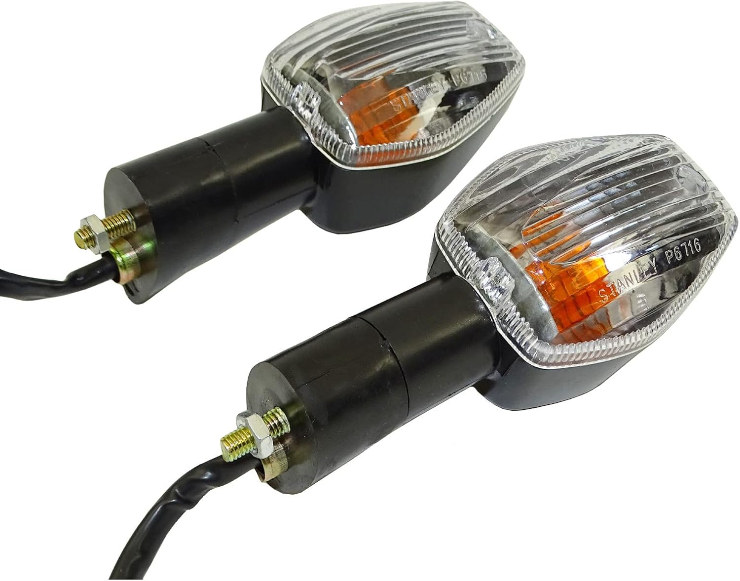 Front + Rear Motorcycle Turn Signals Blinker Bulb Lamp Indicator Light For HONDA CBR929RR CBR954RR Fireblade 2000-2003 / CBR 600 F4 F4i 1999-2006 / RVT1000R RC51 / VTR1000 SP-1 SP-2 (Clear)