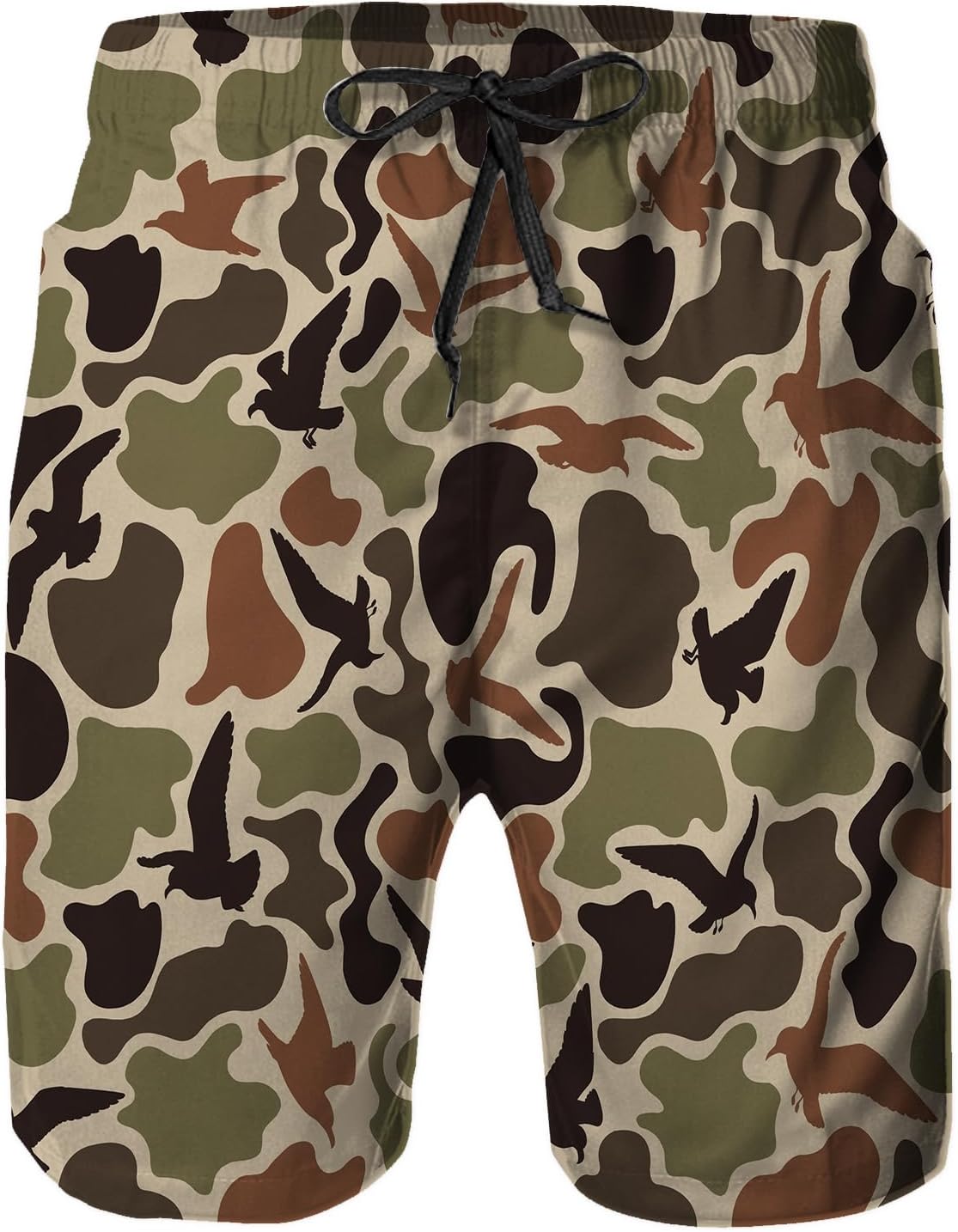 Mens Swim Trunks with Mesh Lining,Quick Dry Board Shorts Beach Pants Swimwear Bathing Suits