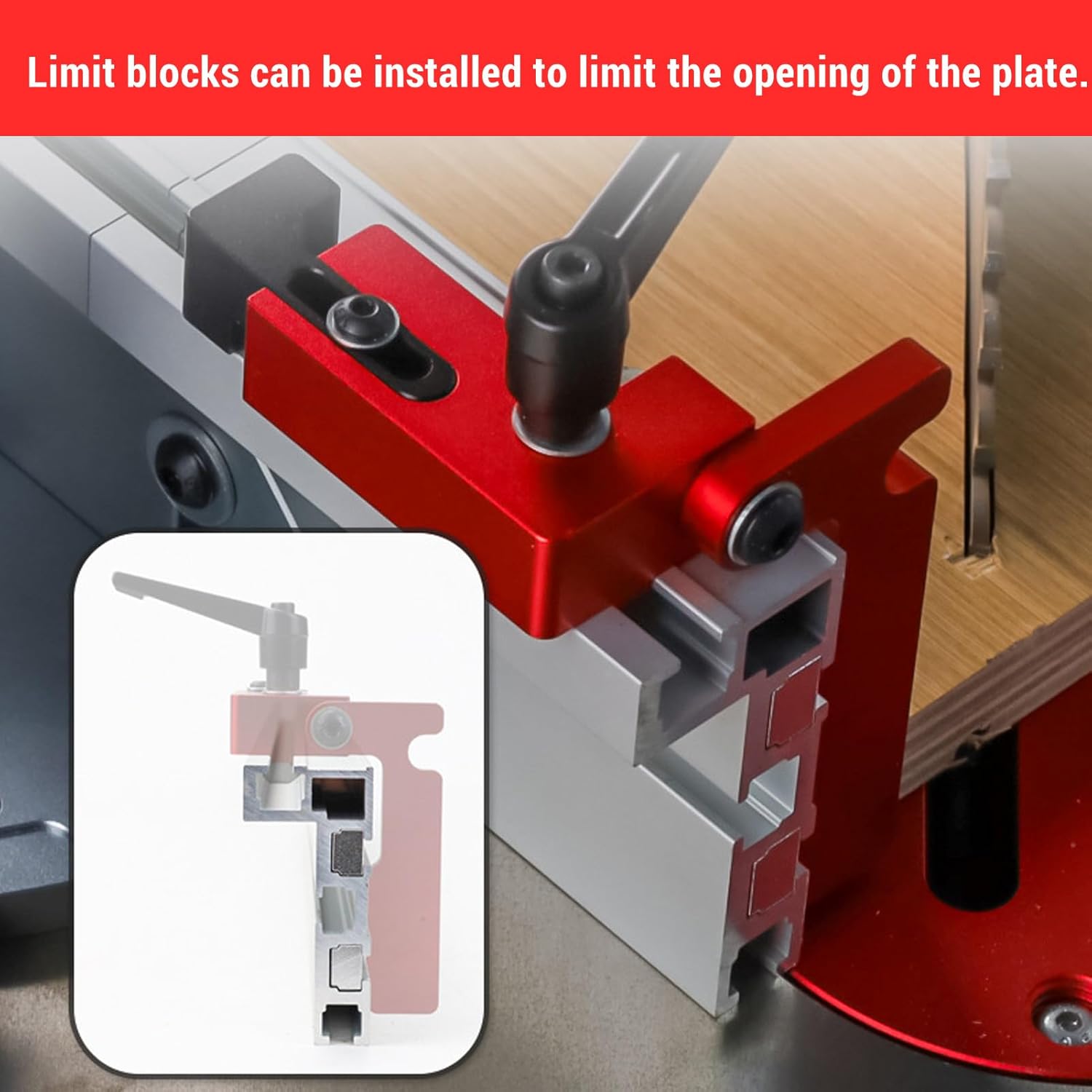 50-86cm Miter Extension Fence Adjutsable Miter Telescoping for Table Saw Band Saws