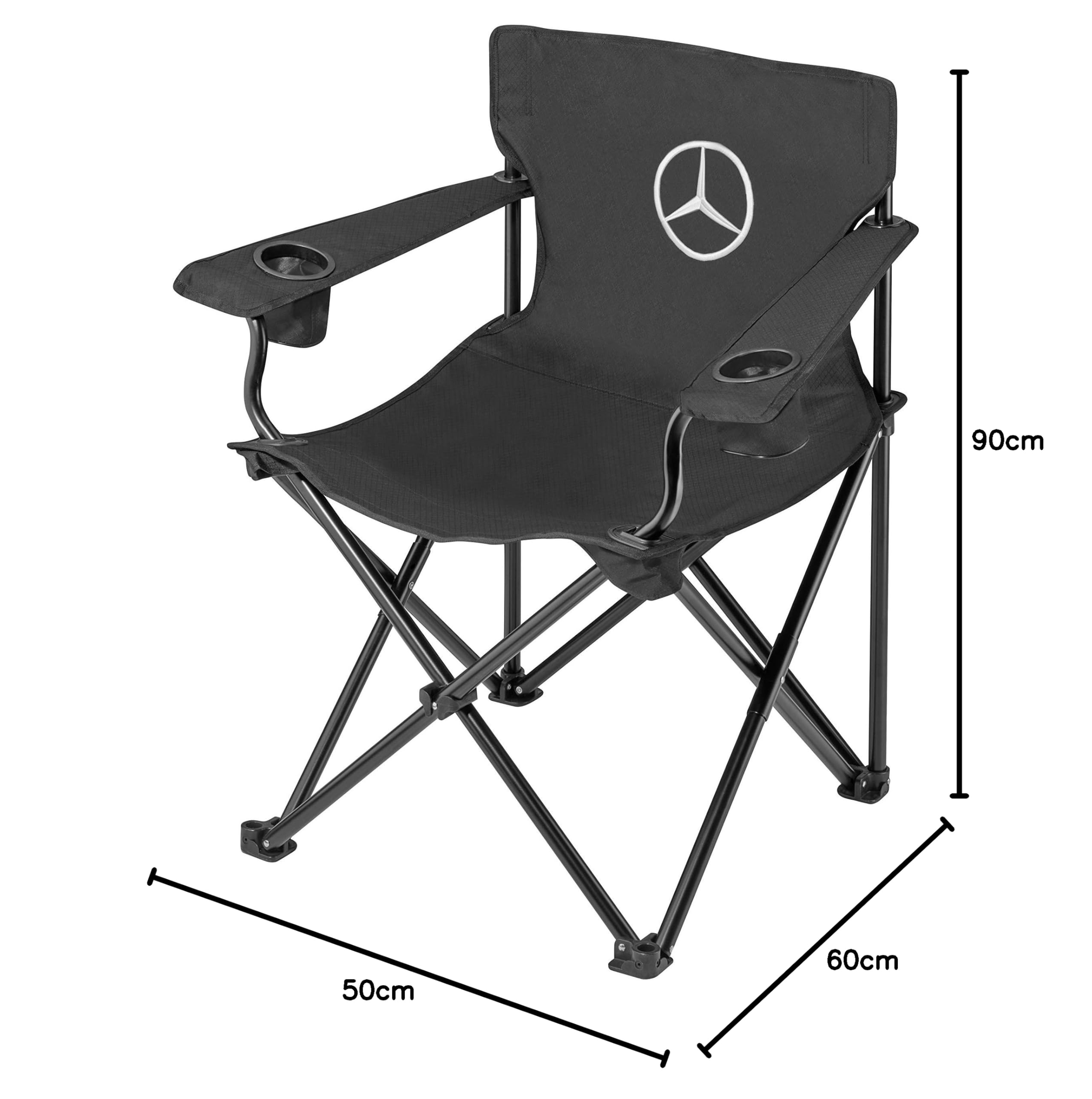 メルセデス ベンツ BRUNNER フォールディング チェア Mercedes Benz Brunner Collection Folding Chair Black : Amazon.co