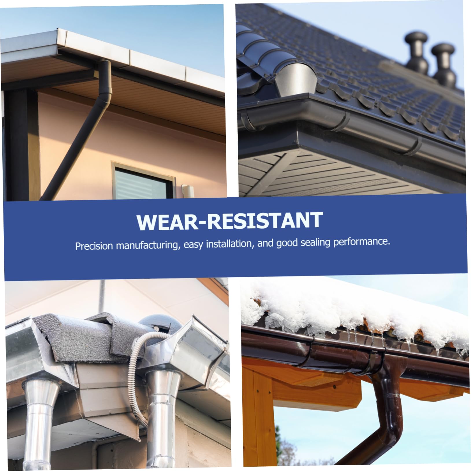 Connecteur De Descente En Forme De Y De Gouttière, Déviateur De Connecteur De Tube Standard De 3,2 X 2,5 Pouces, Connecteur De Tuyau D'Eau De Pluie De Gouttière Pour Garage à Domicile