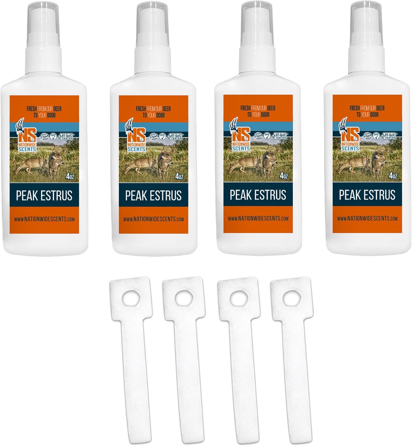Nationwide Scents Certified Peak Doe Estrus Spray | Doe in Heat Urine for Hunting | Deer Scents and Attractants