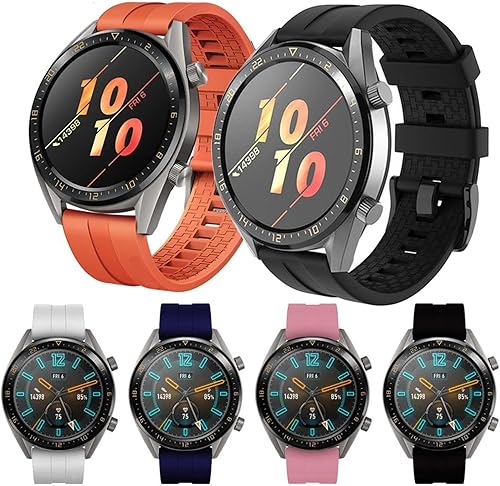 Miniatura 3 de AMSH Smart Watch Band 0.866 in correa de silicona para Huawei Watch 3 GT 2 GT2 Pro reloj correa reemplazos Magic 1 2 1.811 in hombres correa