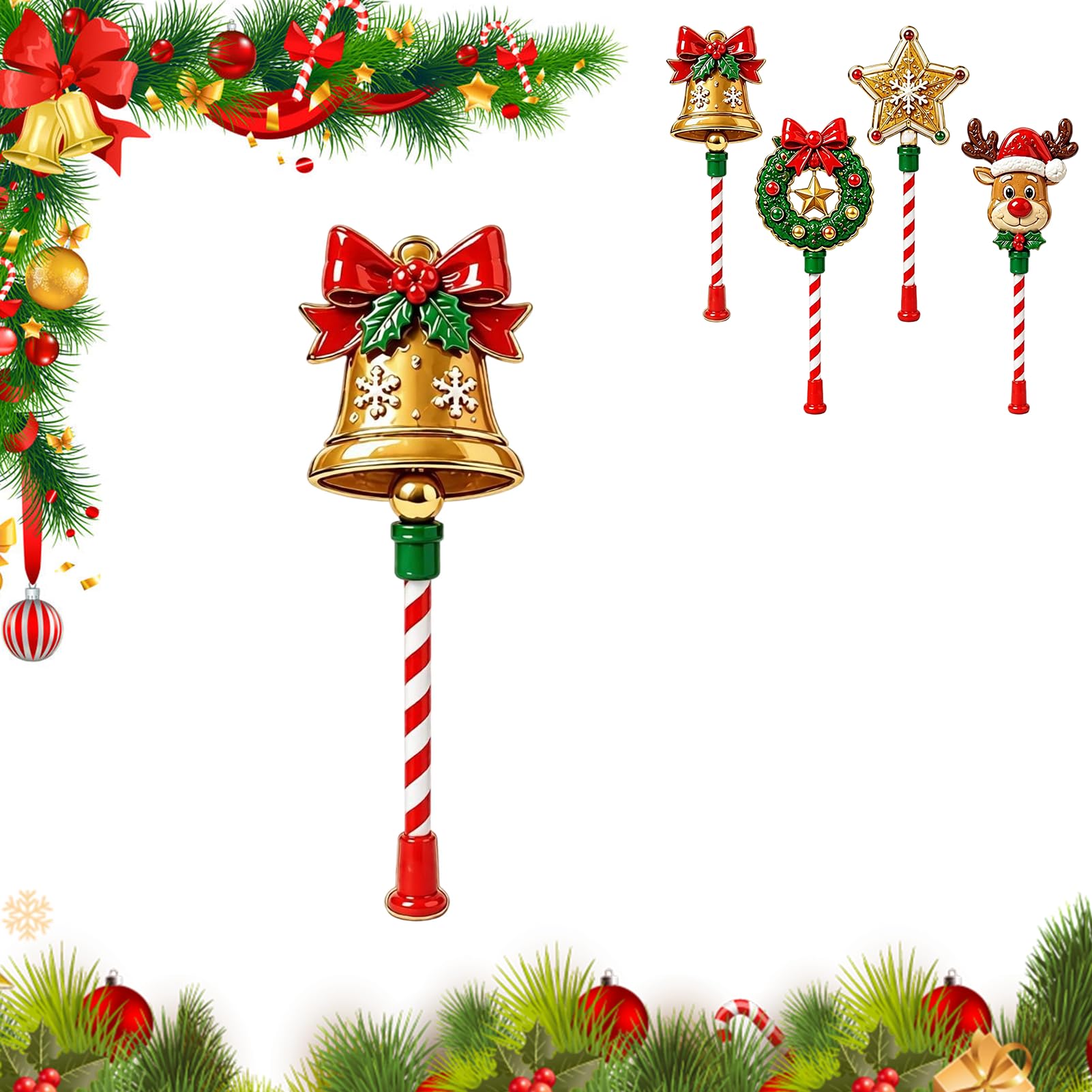 Christmas Payment Wand, 3D Printed Credit Card Wand Tap to Pay (color A)