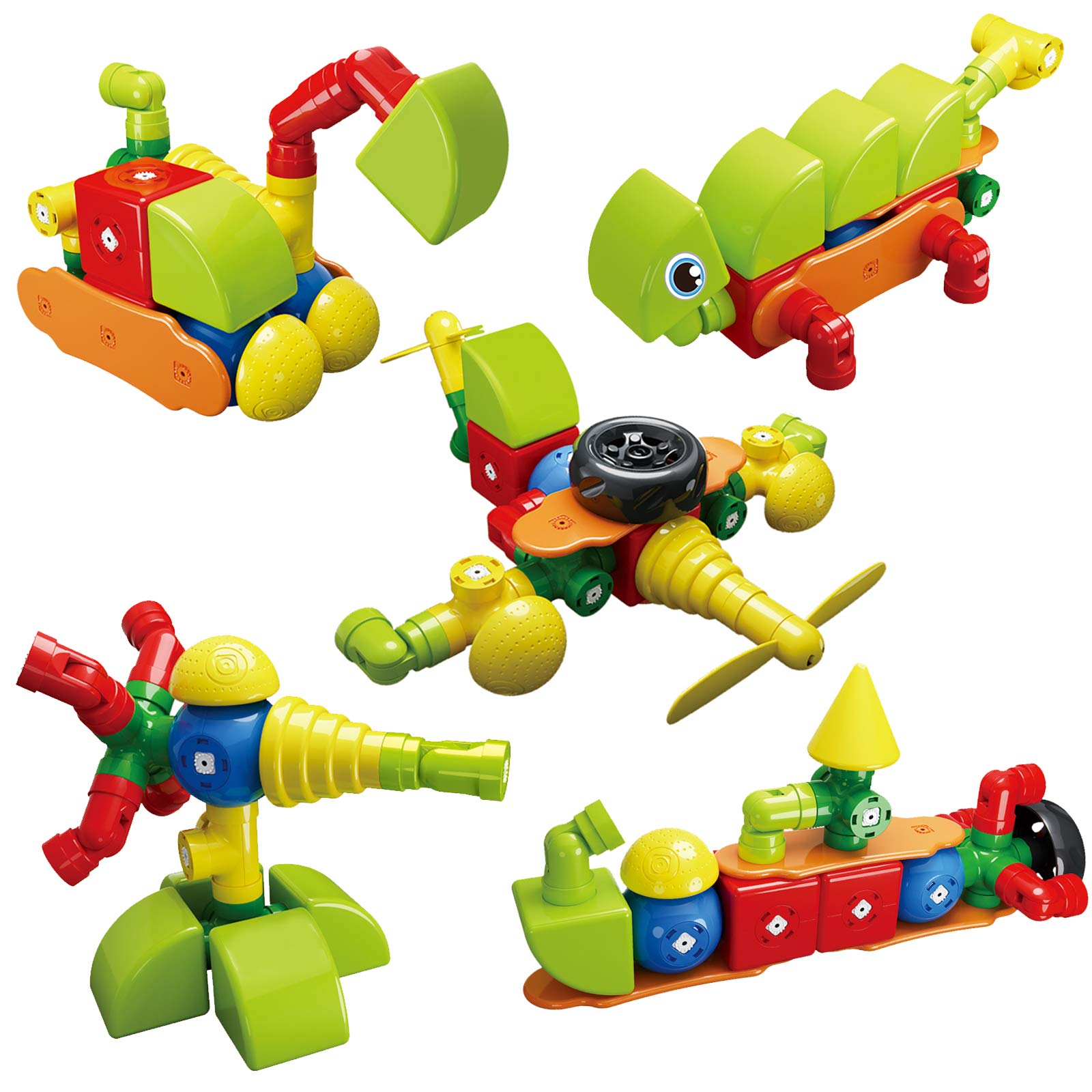 Toddler Toys for 2 3 4 5 6 Year Old Boys Girls Gifts, Magnetic Building Blocks,Preschool Autism Sensory Toys,Learning Educational STEM Toys,Birthday Magnetic Toys for Kids Ages 1-3 3-5 4-8