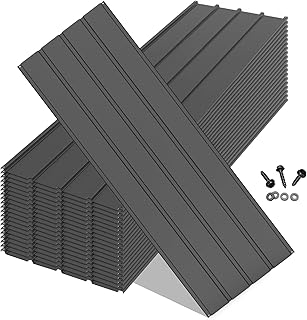 20PCS Metal Roofing Panels, Corrugated Galvanized Roof Panels, Waterproo...