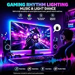 LED Lumières de bande pour la chambre 32.8FT, Synchronisation de la musique intelligente RGB LED Lumières pour Chambre, App et IR Télécommande, changement de couleur variable pour la chambre, fête, mariage, DIY Décoration de maison