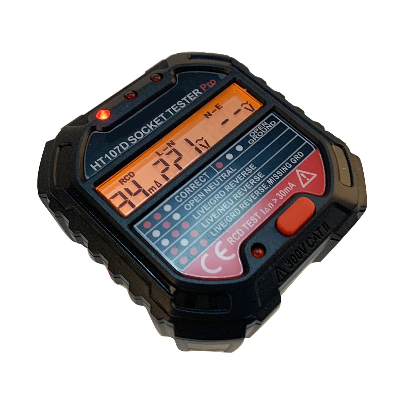 Advanced with Voltage Display GFCI Output Tester, 90-250V Socket Tester Automatic Electrical Circuit Polarity Voltage Detector Breaker Finder, Electrical Socket Tester US S - Image 4
