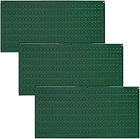Vista 13 de Wall Control - Tablero de clavijas para pared, paquete de 3 tableros de clavijas horizontales de metal de 16 pulgadas de alto x 32 pulgadas