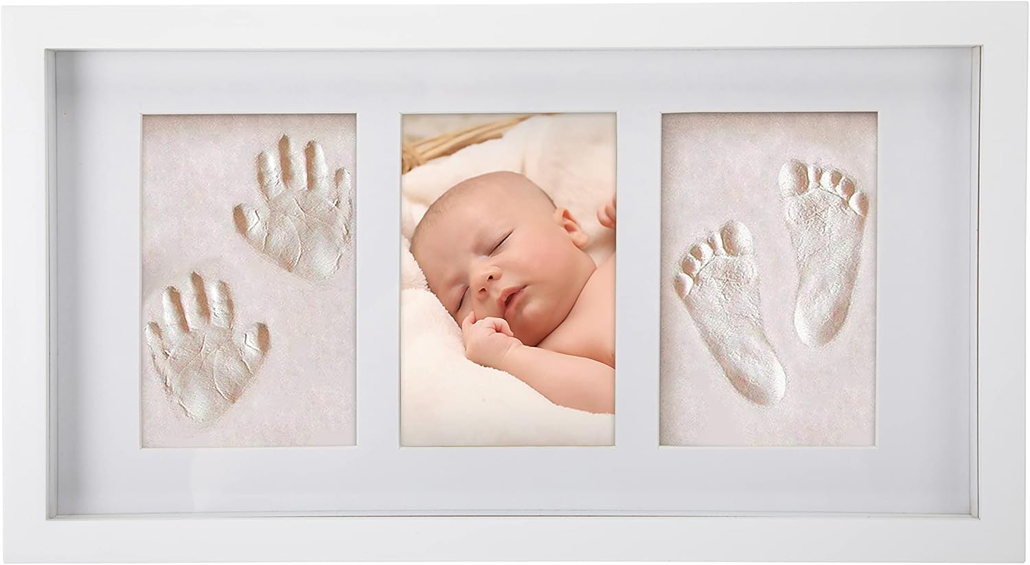 Baby Handprint Frame (Baby Picture Frame with Ink) 4