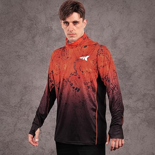 Vista 7 de KastKing - Sudadera con capucha para hombre, camisa de manga larga para pesca, camisa de protección UV UPF 50
