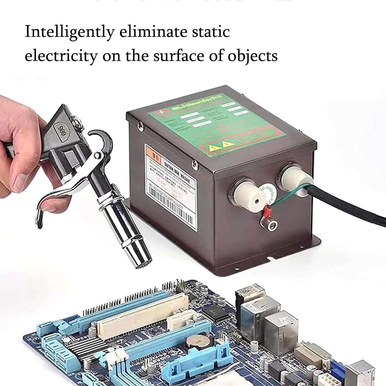 Pistola De Aire Ionizante, Pistola AntiestáTica - Generador De Voltaje, Ionizador Para Descarga De Electricidad EstáTica - Dispositivo De Equilibrio - AntiestáTico Eficaz Y Seguro