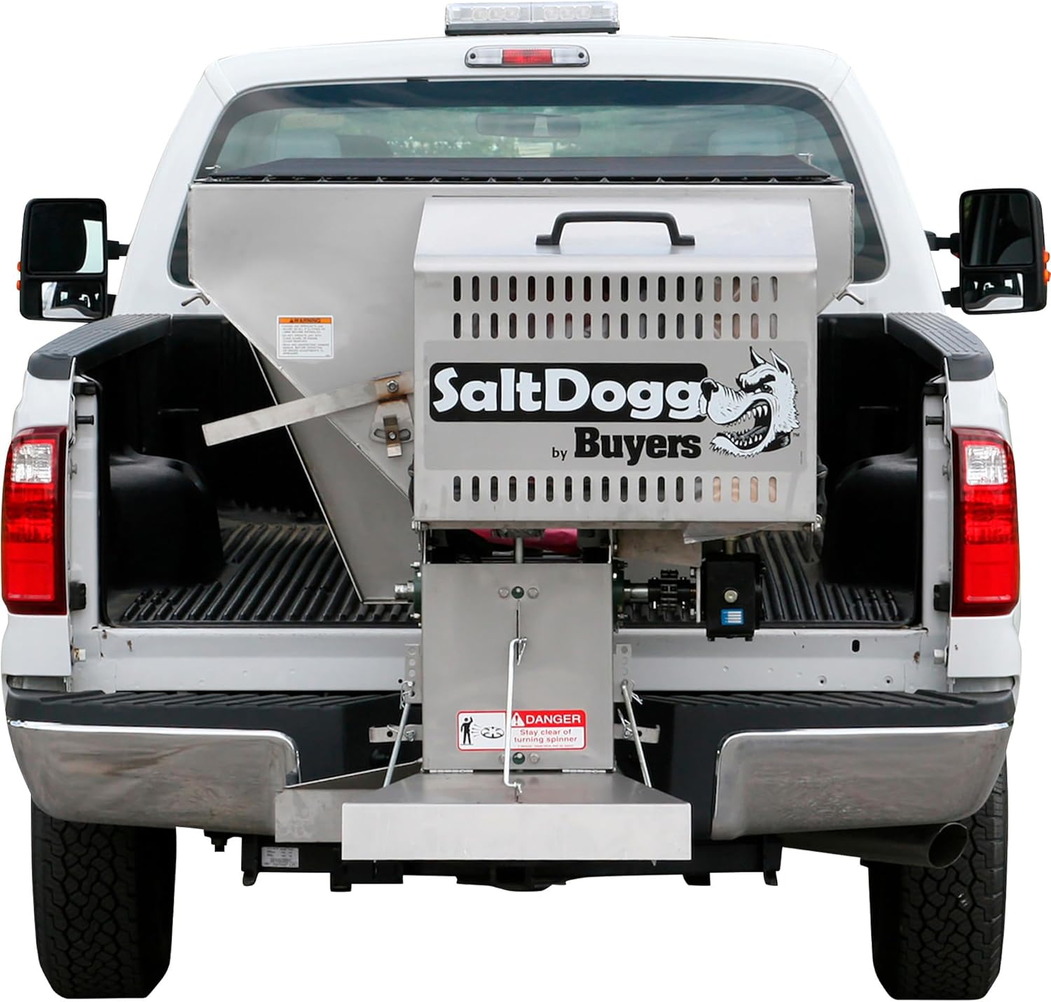 SaltDogg Stainless Steel Hopper Spreader Kit - 96in.L, 2.0 Cu. Yd. Capacity, Ext. Chute, Model Number 1400100SS