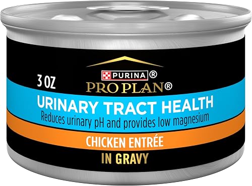 31% off deal for Purina Pro Plan Urinary Tract Wet Cat Food in Gravy, Chicken, (24) 3 oz | Urinary Tract Health Entree in Gravy, made with real on Amazon