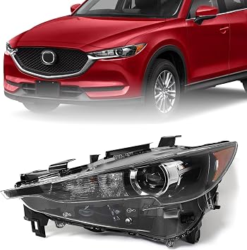 Huray Left LED Headlight Assembly for Mazda CX-5 CX5 2017-2021 w/o AFS LH