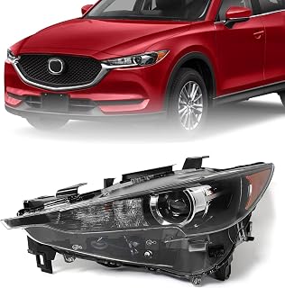 Huray Left LED Headlight Assembly for Mazda CX-5 CX5 2017-2021 w/o AFS LH