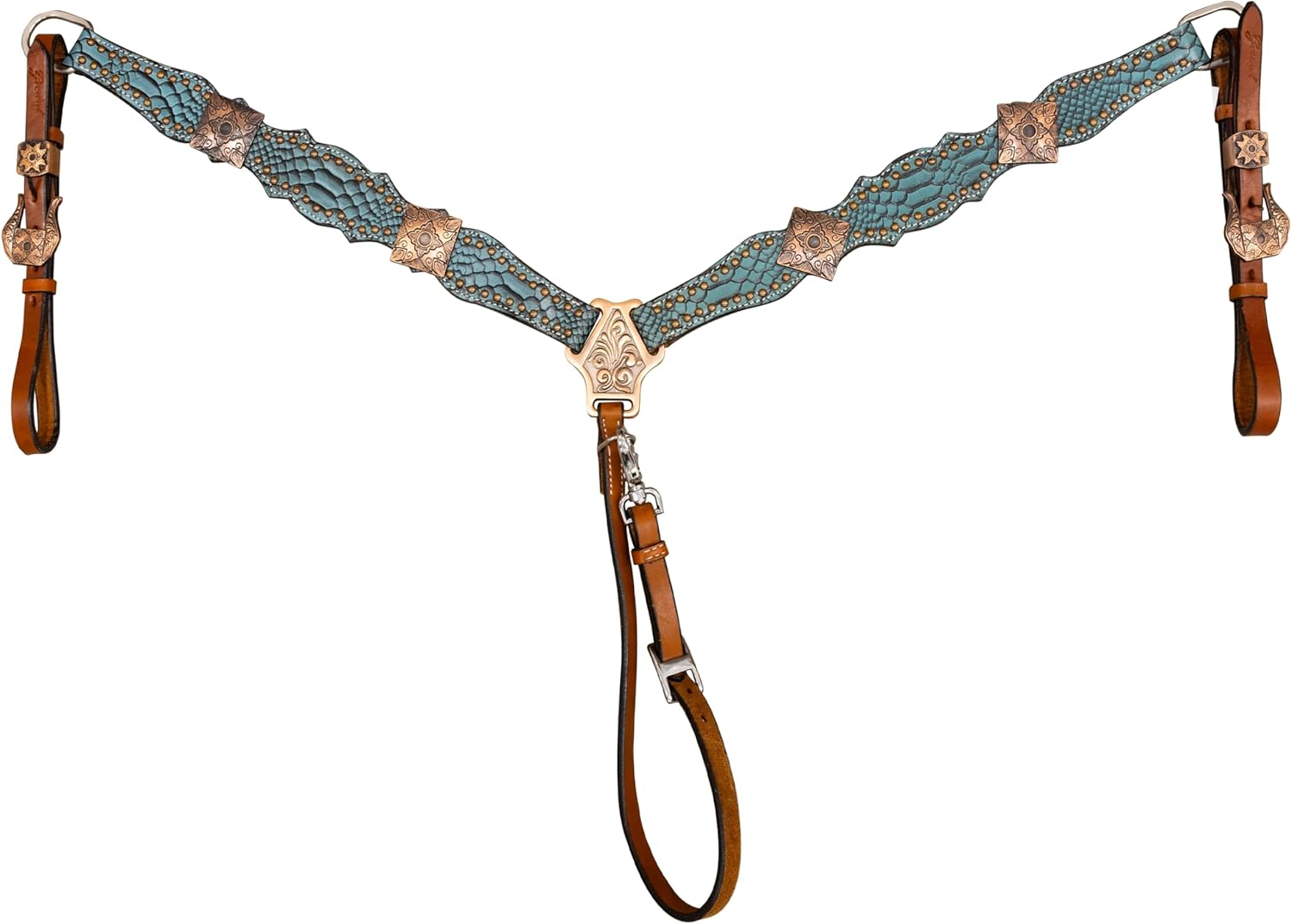 Grewal Equestrian Amarillo Western Leather Breastplate