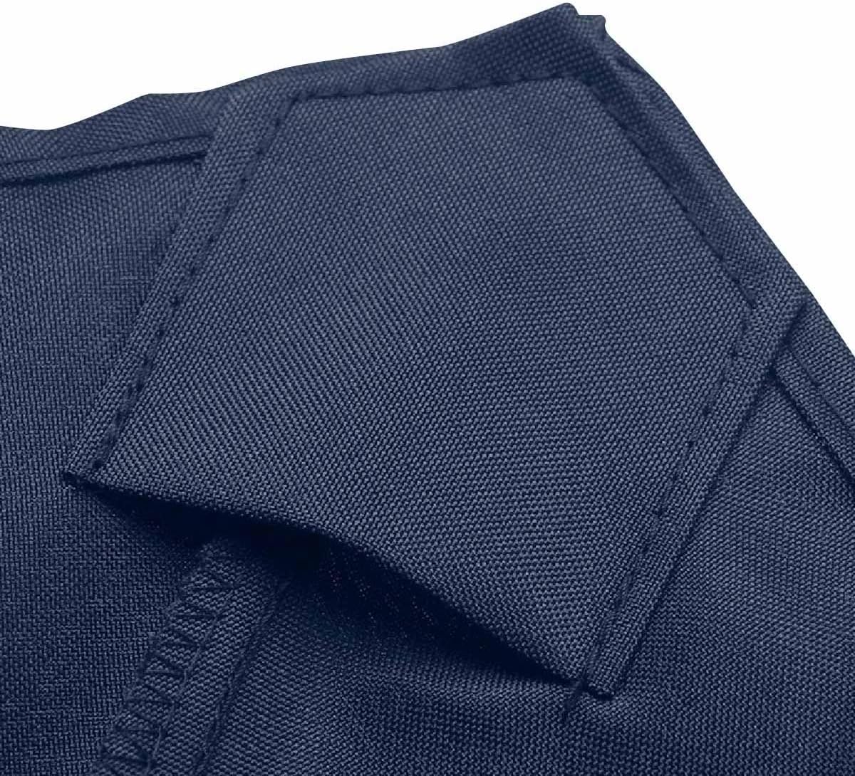 Outdoor Patio Umbrella Replacement Canopy 6-ribs/8-ribs Parasol Top Cover 6.5ft/9ft/10ft Outdoor Umbrella Replacement Top, for Garden, Deck, Backyard UV Protection (Canopy Only)(Color:Navy,Size:2.7m/9