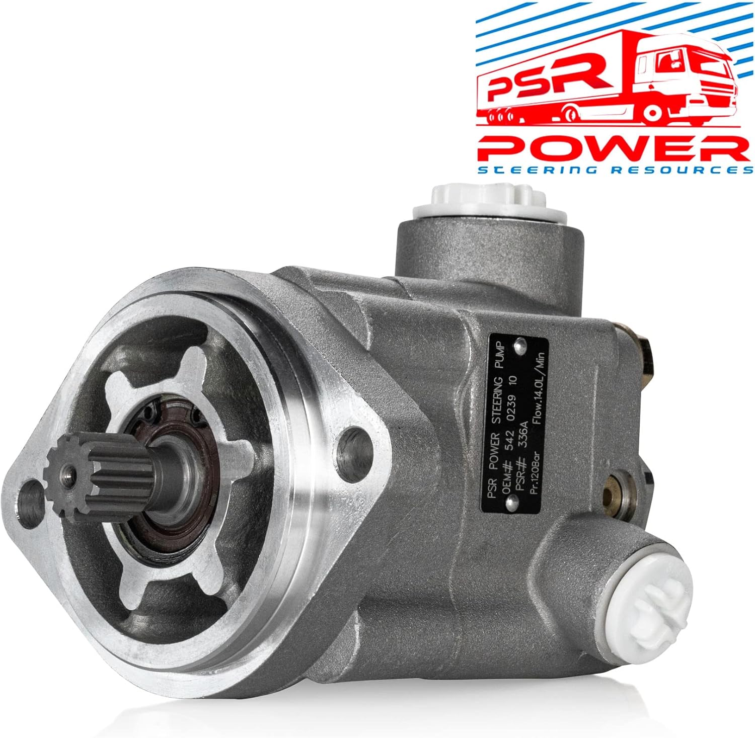 Power Steering Resources (336) | QX-336 | Power Steering Pump | for OEM 1663204C91 | 5420130100 | 465.LUK.1 | QX336 | PUMP ROTATION: RIGHT
