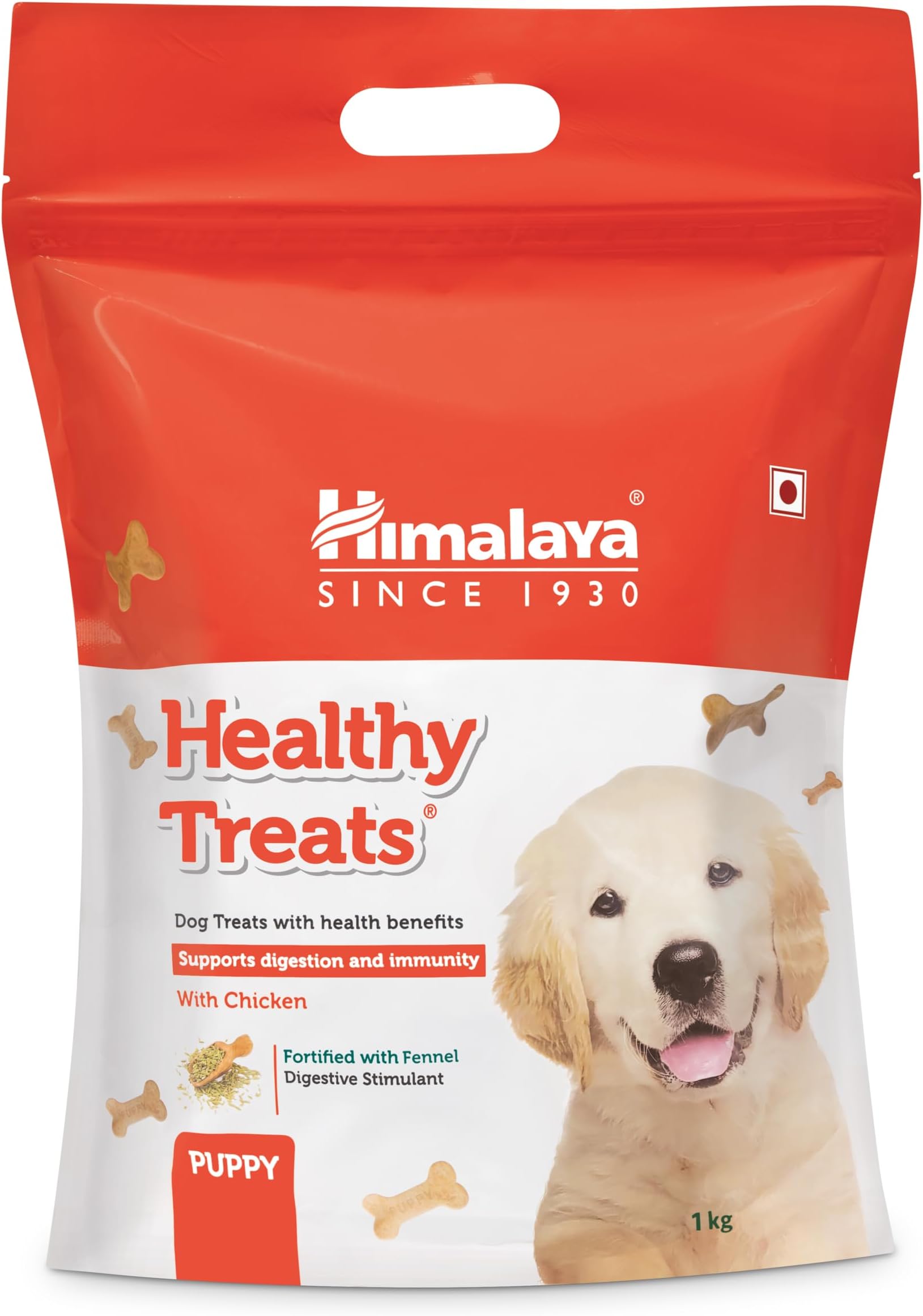 Healthy Treats for Puppies | Chicken | 900g | With Ashwagandha & Fennel Seeds | Tasty & Nutritious Puppy Snack