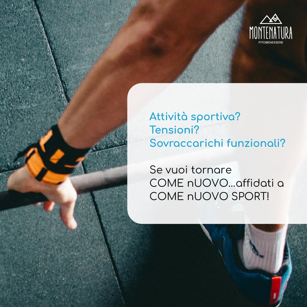 MONTENATURA® COME NUOVO SPORT Integratore Articolare Potente (30 Giorni) per Sportivi. Con OVOMET (Collagene, Acido Ialuronico), Boswellia e Artiglio del Diavolo. Antinfiammatorio, Senza Glutine.
