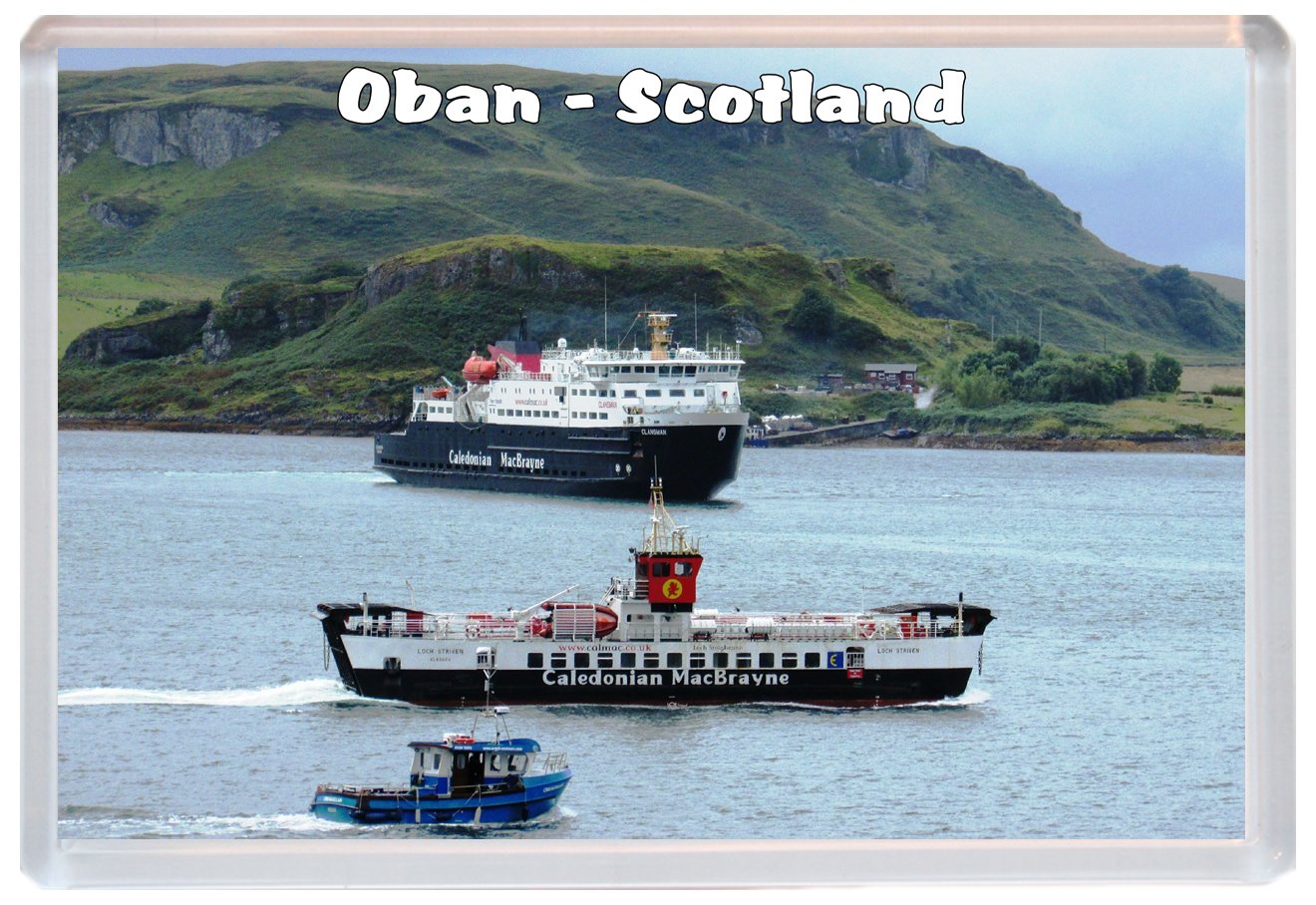 Baked Bean Store Oban - Scotland - Jumbo Fridge Magnet Bbsm507