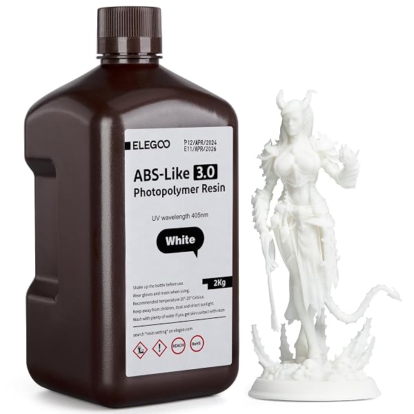 ELEGOO Resina 3D ABS-Like 2000g UV Curing - Dettaglio