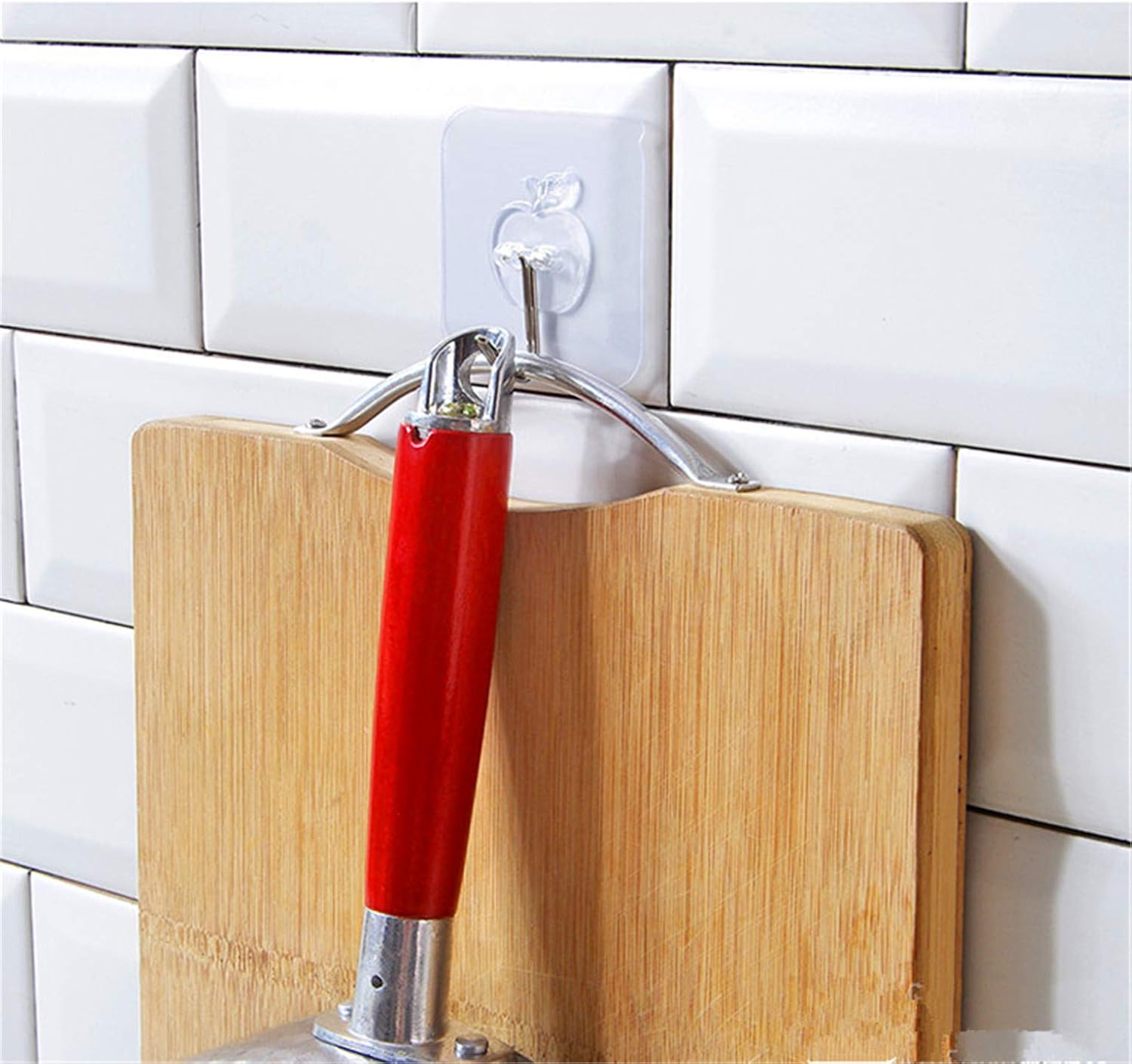 Wall Hooks 13.2lb(Max) Utility Stainless Steel Hook for Towel Bathrobe Coats Bathroom Kitchen Transparent Heavy Duty Hooks for Hanging & Ceiling Hanger
