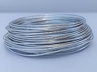 Vista 26 de Alambre de aluminio anodizado calibre 15 de 49 pies para hacer joyas y manualidades (0.059 in, negro, 41510)