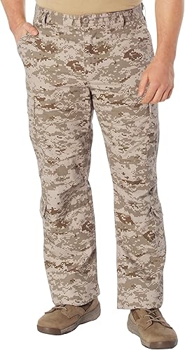 Miniatura 8 de Rothco - Pantalones vintage estilo paracaidista, relajados, estilo cargo con diseño de camuflaje vintage