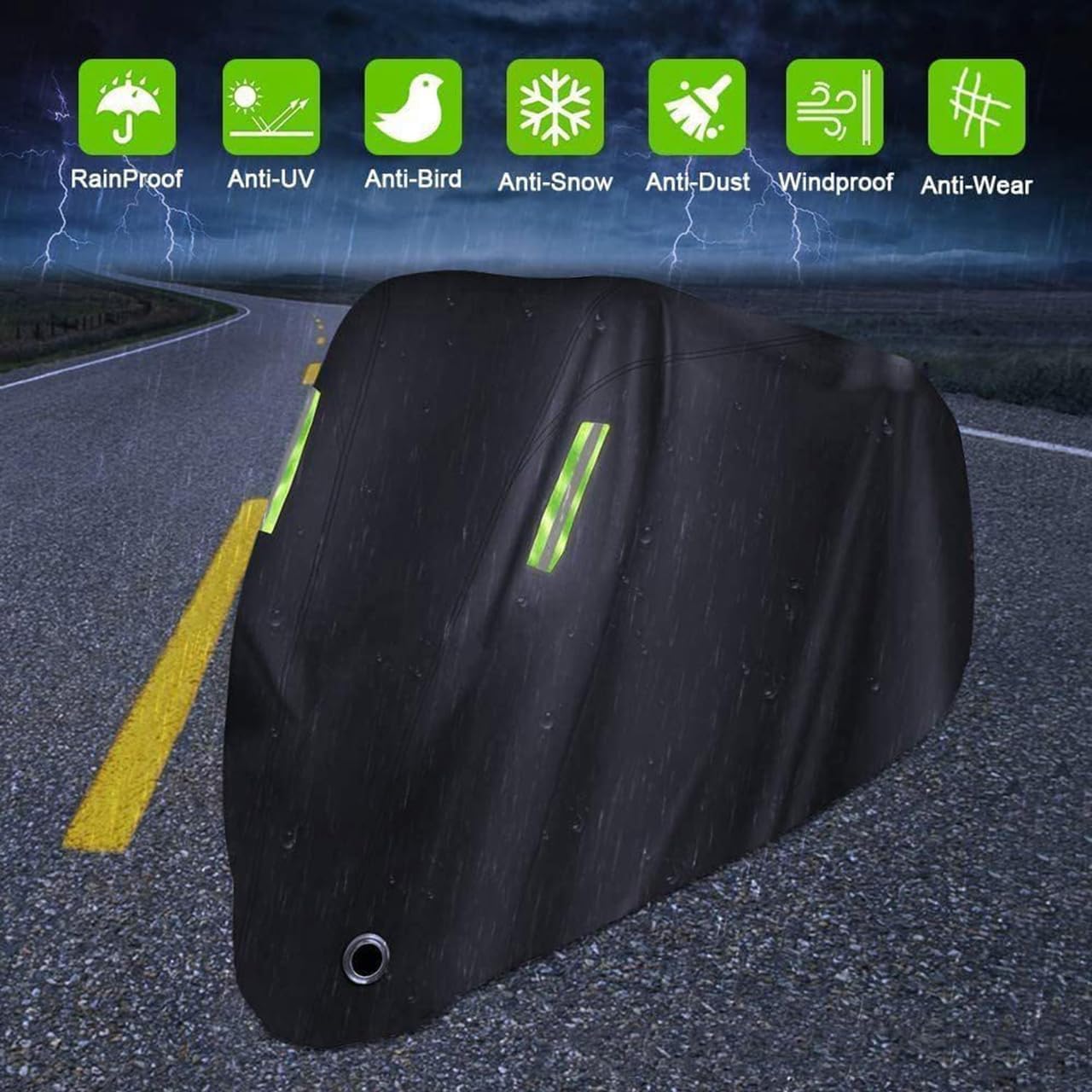GREB Telo Coprimoto per Ducati ST4 1999-2020 2021 2022 2023 2024 2025, Telo Coprimoto Copertura Motociclo Copri da Esterno Impermeabile Antipolvere Protezione Accessori