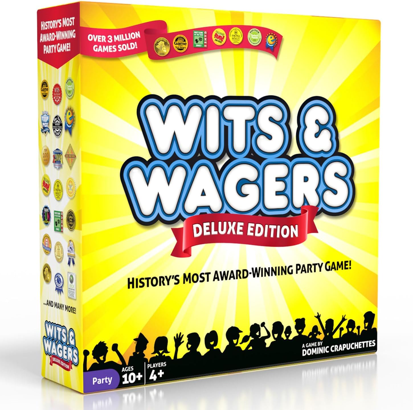 Wits & Wagers Deluxe Board Game by North Star Games | The Trivia Game Where You Don't Need the Answers to Win | Award-Winning Party Game | 4+ Players | Age 10+