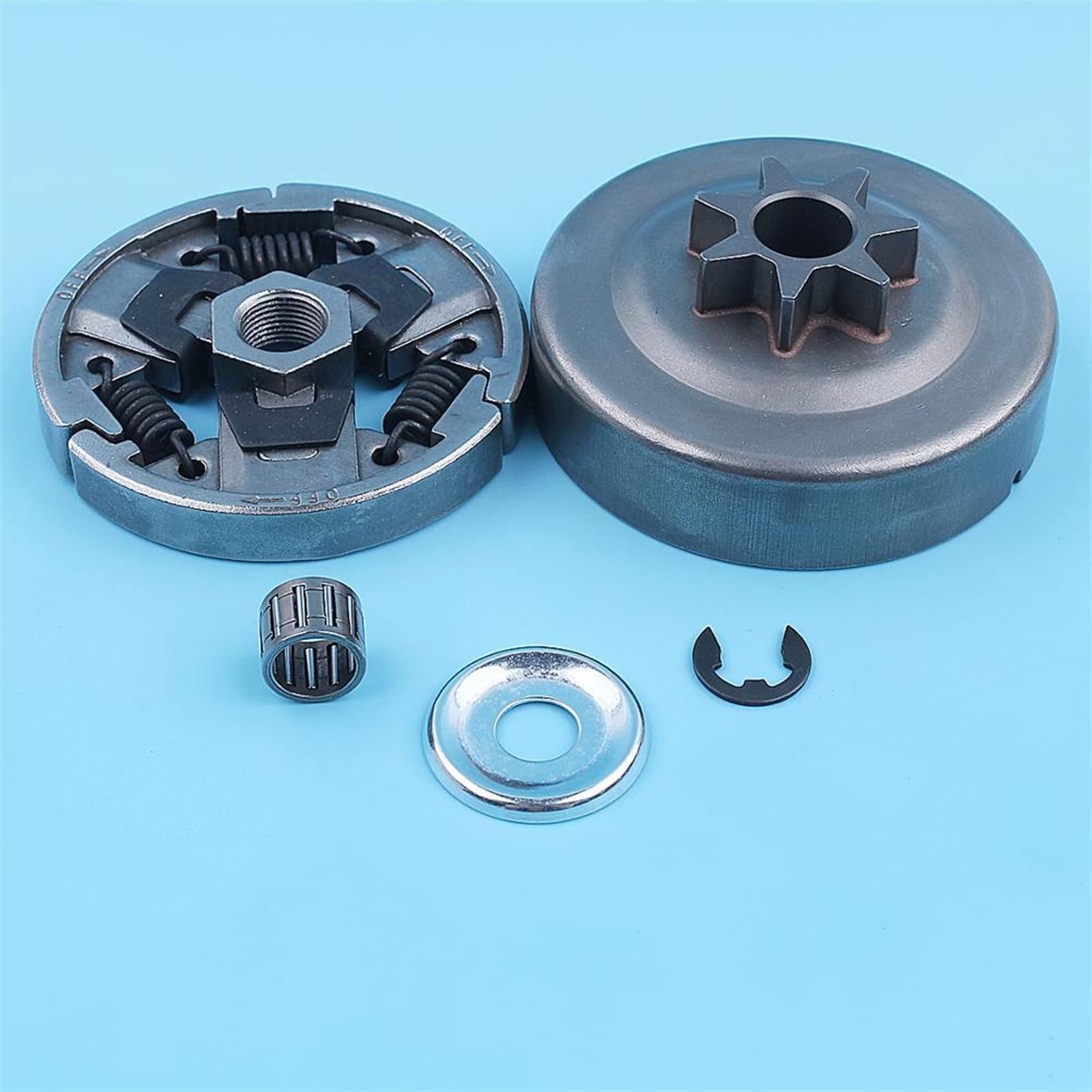 325quot;-7T Kit de Tambor de Embrague de piñón Recto Apto for Stihl MS270 MS280 MS270C MS280C MS 270 280 Piezas de Repuesto de Motosierra