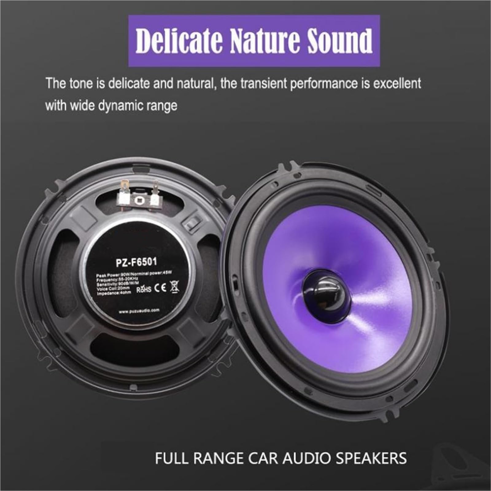 Głośnik samochodowy Car Supergłośny głośnik kopułkowy głośnik(5 Inch 80W)