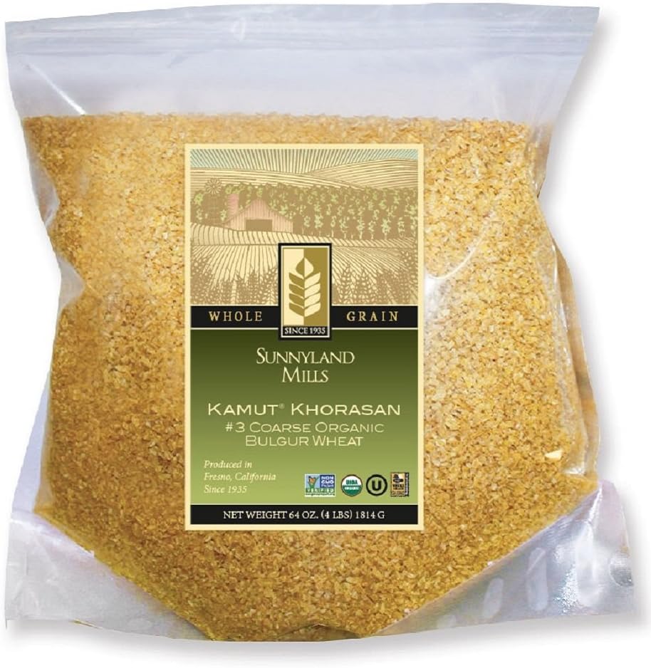 #3 Coarse Kamut Khorasan® Organic Bulgur Wheat, 4lbs (2 pack)