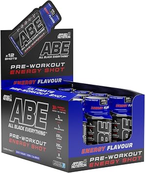 Applied Nutrition ABE Pre Workout Shots Energy Flavour 12 x 60ml