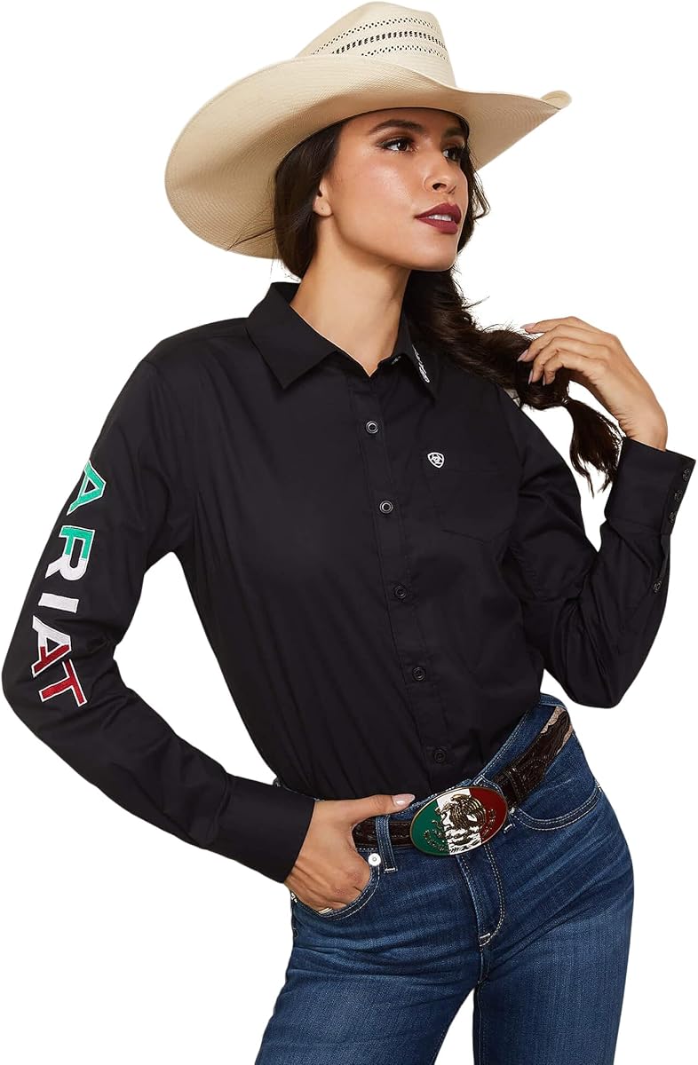 Ariat Camiseta elástica Team Kirby para mujer