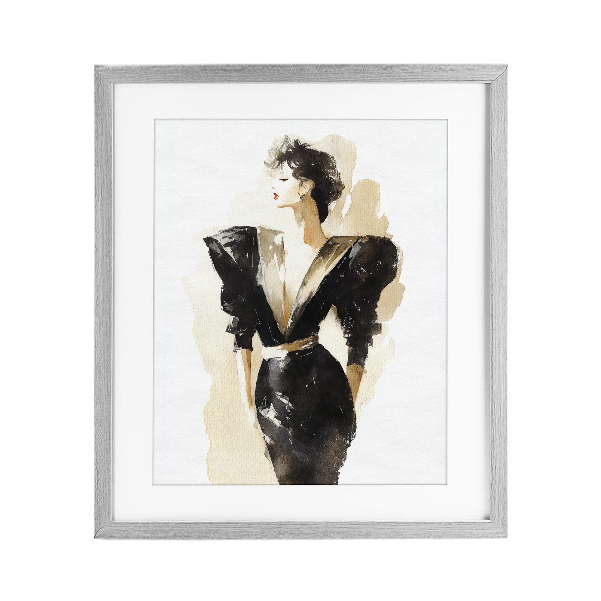 'Timeless Velvet Attitude'| Framed Print Under Glass
