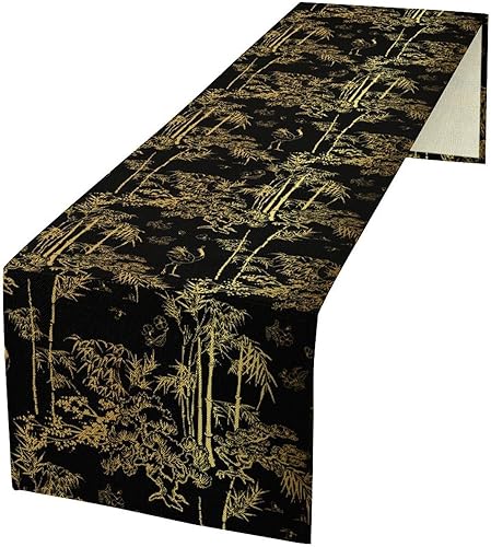 Miniatura 27 de Camino de mesa floral retro de los años 70, camino de mesa de flores de margarita naranja hippie para fiesta de cumpleaños, cocina retro comedor