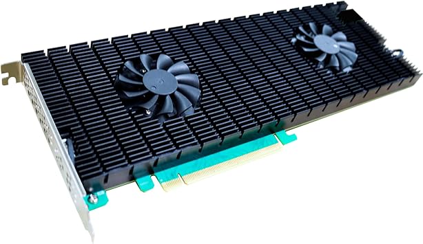 HighPoint Technologies Rocket 1508 NVMe 8-Port M.2/U.2 Industry Fastest-Performance/Comprehensive Selection Capable of Supporting Over 100TB On a Single Controller!, Black