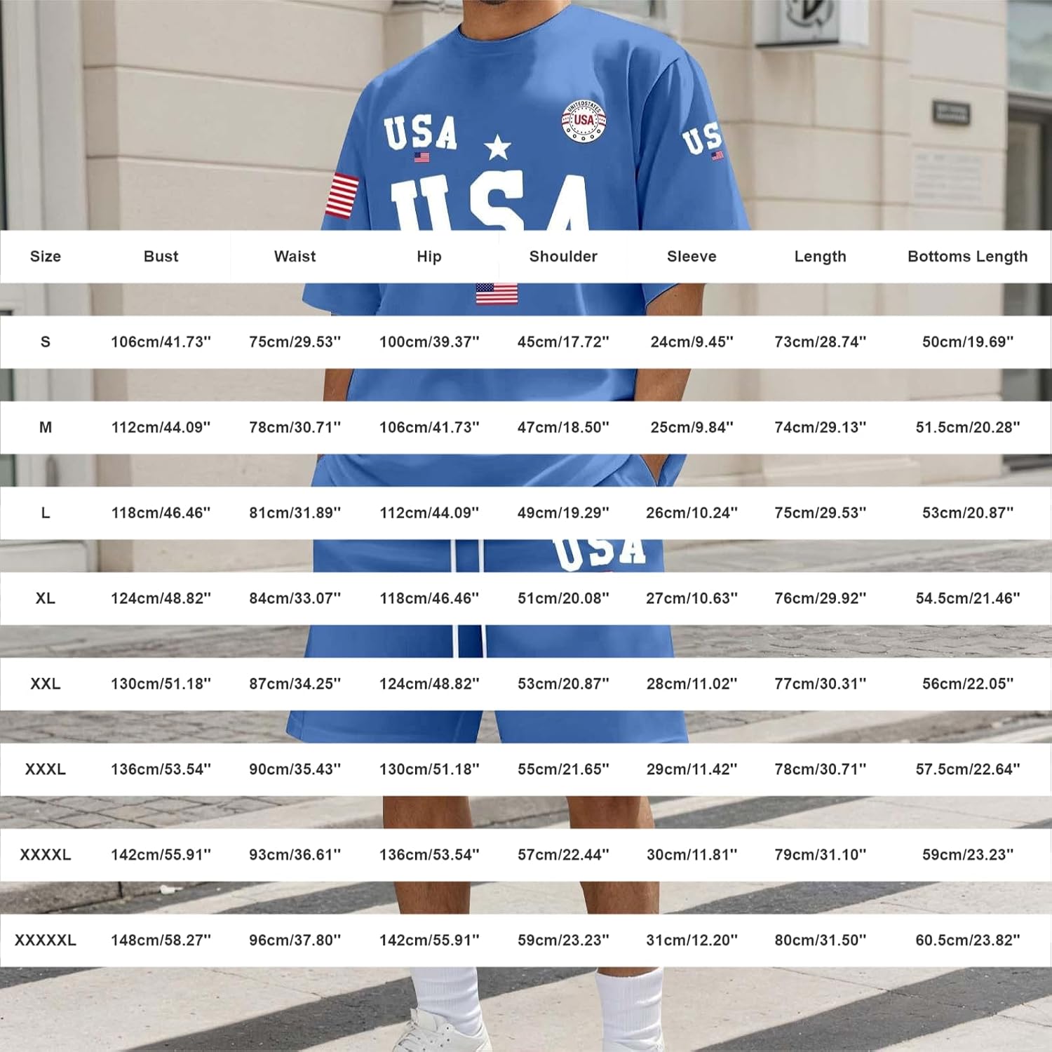 250th Anniversary USA Short Sets 2 Piece Men 4th of July Outfits Plus Size Patriotic Suit American Flag Shirt Shorts