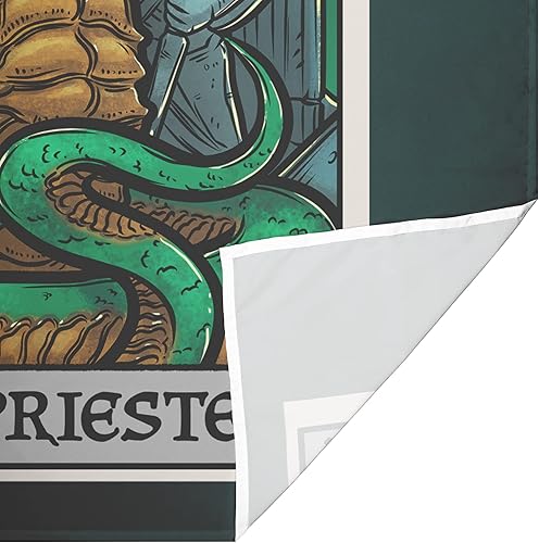 Miniatura 5 de Tapiz de cartas del tarot de la alta sacerdotisa - Medusa - mitología griega decoración del hogar para colgar en la pared (80 x 68 pulgadas)