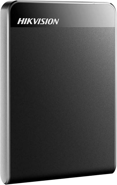 HIKVISION External Hard Drive 1TB Ultra Slim Portable Hard Drive USB 3.0 HDD Storage Compatible for PC, Desktop, Laptop, Xbox, Xbox one, PS4(Black)