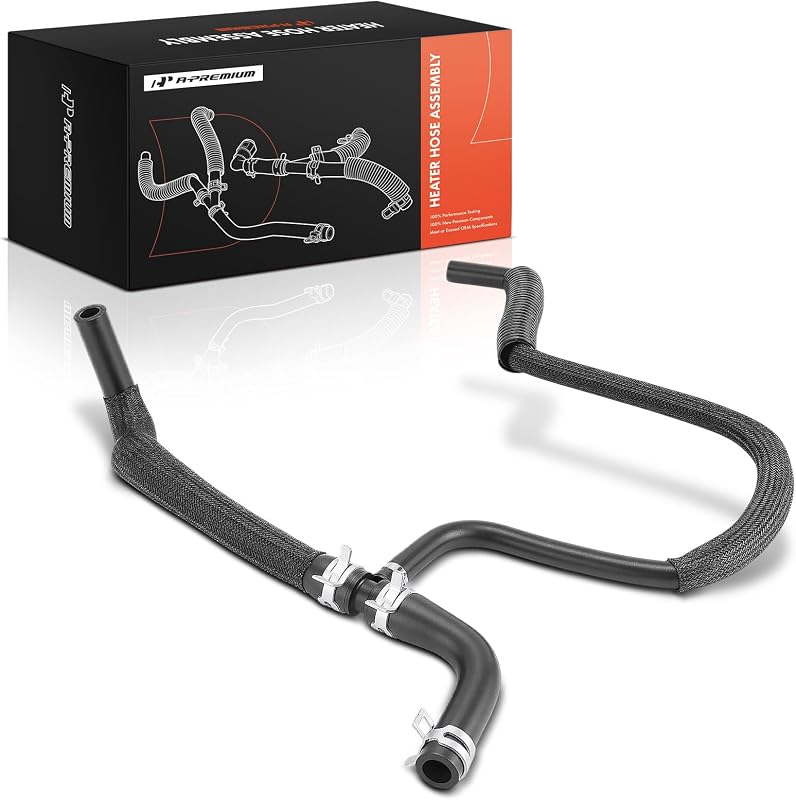 A-Premium Inlet HVAC Engine Heater Hose Assembly | Compatible with Dodge Charger 2006-2021, Challenger 2008-2021, Magnum 2006-2008 & Chrysler 300 2005-2021