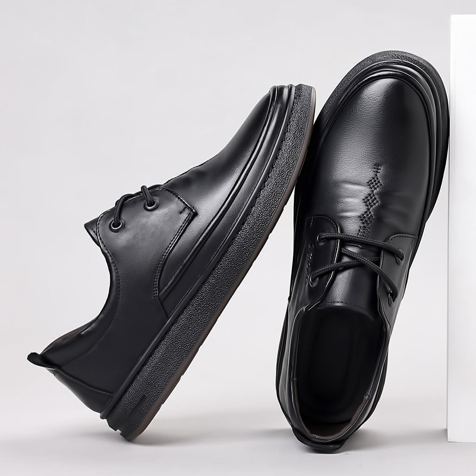 Scarpe da Oxford Uomo in Pelle | leggere, Punta Tonda, eleganti, Stringate, classiche, business, sposa, ufficio, affari