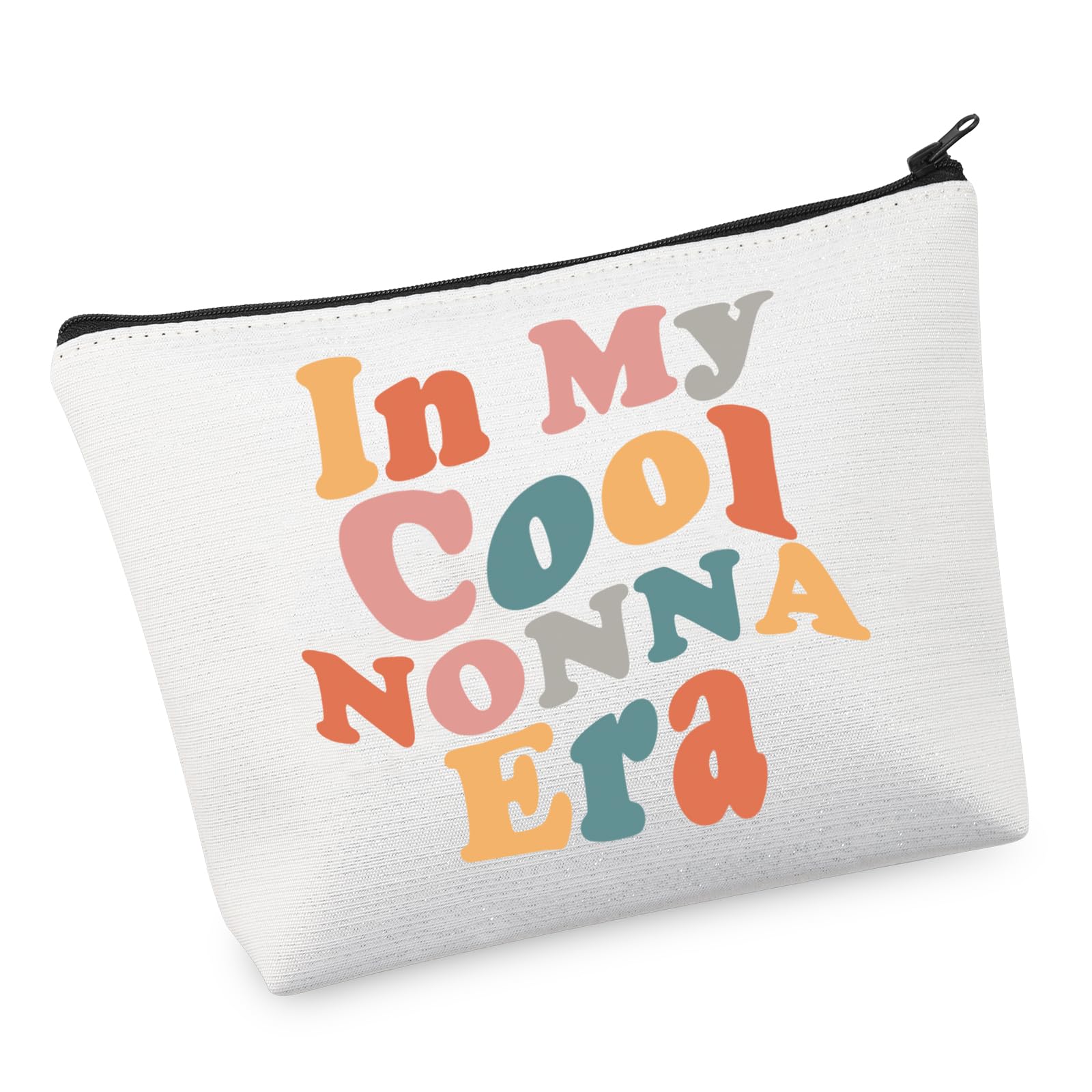 VAMSII Nonna Makeup Bag In My Cool Nonna Era Nonna Gifts for Grandma Grandmother Cosmetic Bag (NONNA bag)