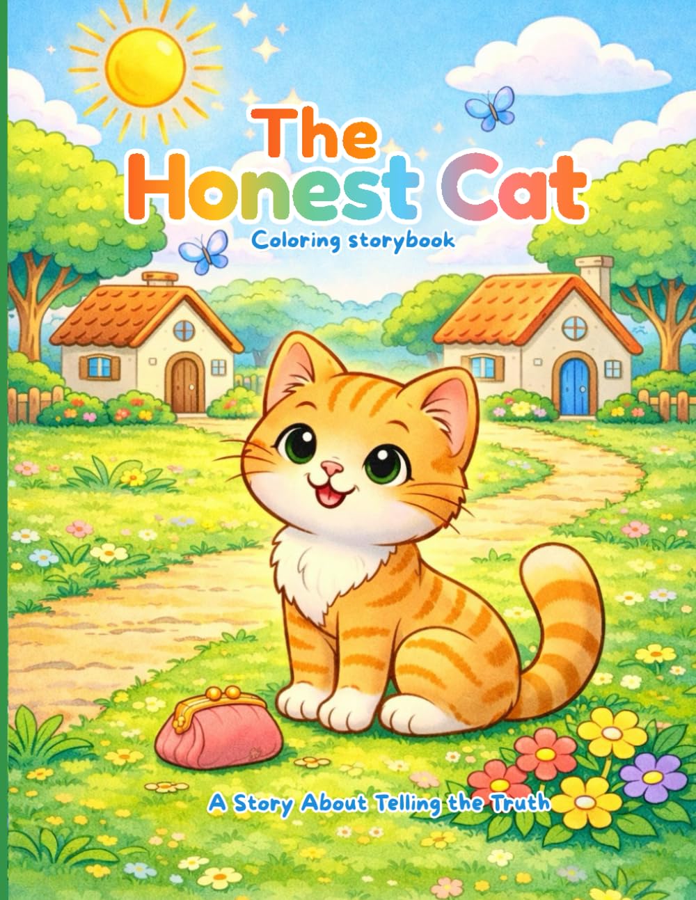 The Honest Cat Coloring storybook: A Story About Telling the Truth