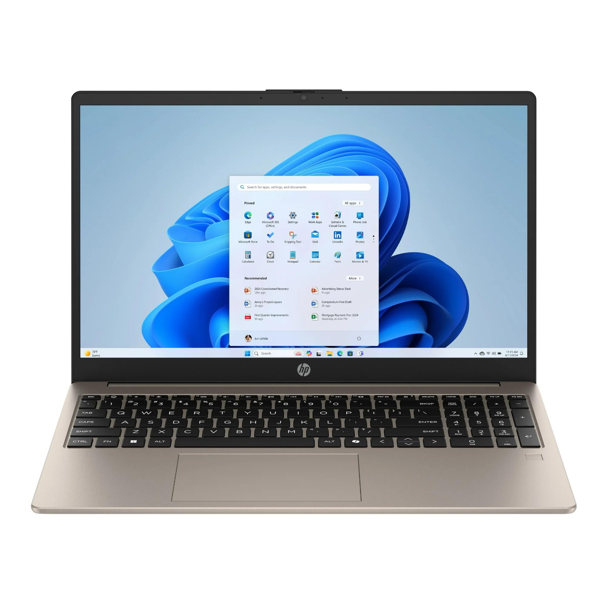 HP 15-FD0230WM Core™ i3-N305 256GB SSD 8GB 15.6" (1920x1080) FHD IPS TOUCHSCREEN WIN11 COZY CASHMERE