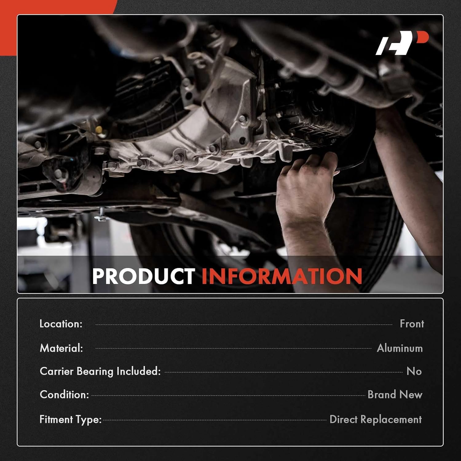 A-Premium Front Differential Assembly Compatible with Polaris General XP 4 1000, Ranger Crew 1000 900-5 900-6, RZR 4 900 & More